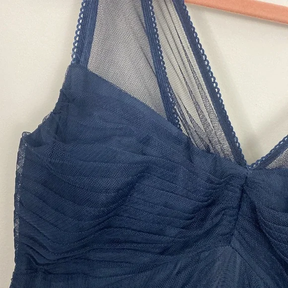 Adrianna Papell | Navy Cocktail Maxi Dress - Picture 7 of 12